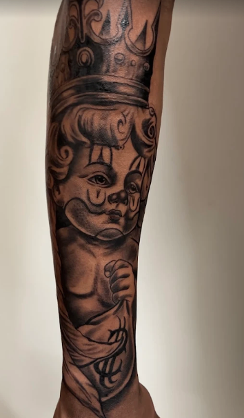 Tatuagem de Chicano no estilo Personalizada